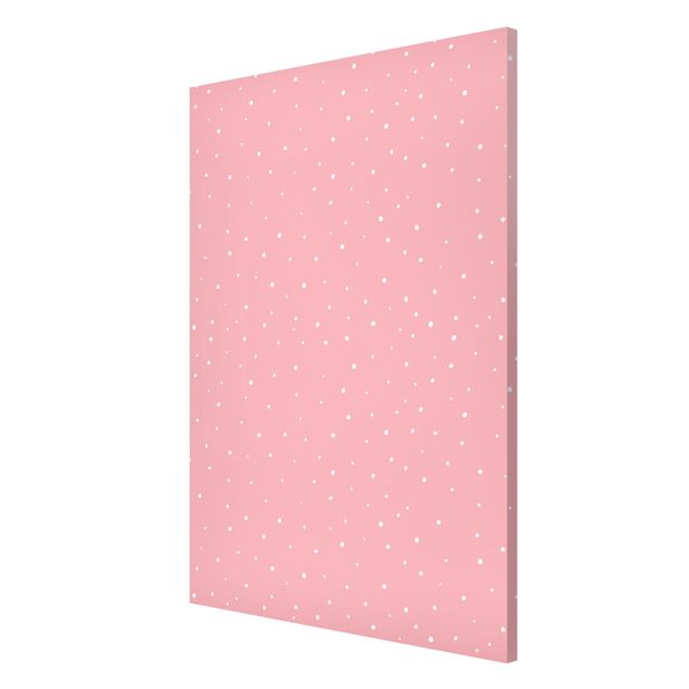 Prints patterns Drawn Little Dots On Pastel Pink