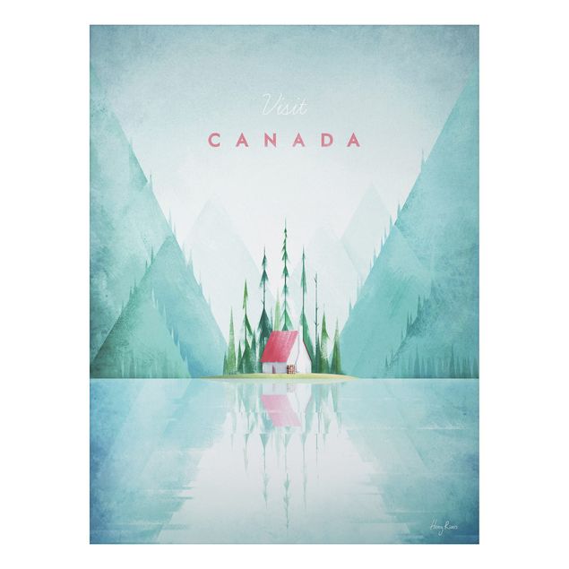 Prints landscape Travel Poster - Canada