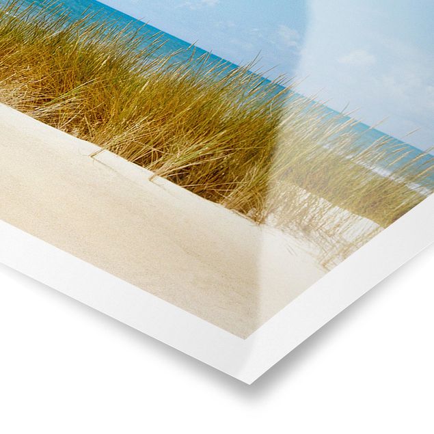 Landscape poster prints Beach On The North Sea
