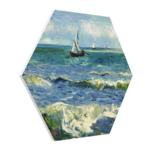 Post impressionism Vincent Van Gogh - Seascape Near Les Saintes-Maries-De-La-Mer