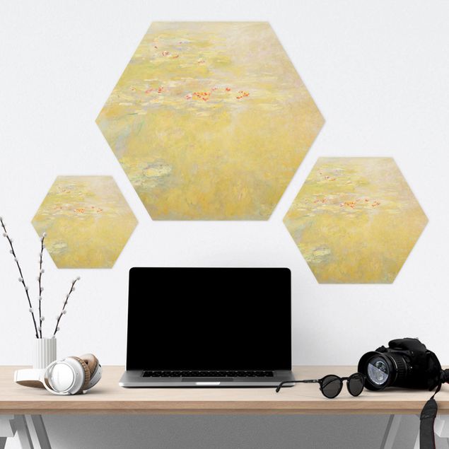 Wall art yellow Claude Monet - The Water Lily Pond