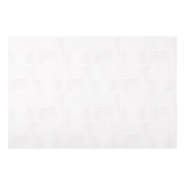 Splashback - Line Pattern Stamp In White - Landscape format 3:2