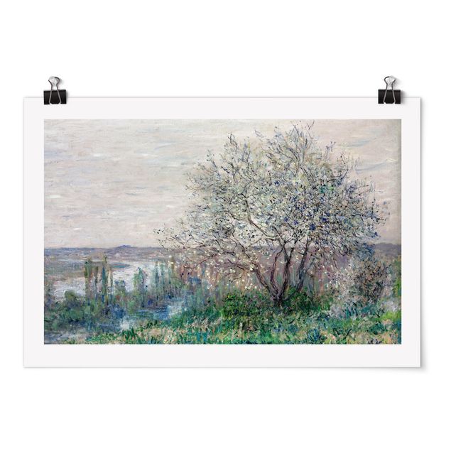 Prints landscape Claude Monet - Spring in Vétheuil