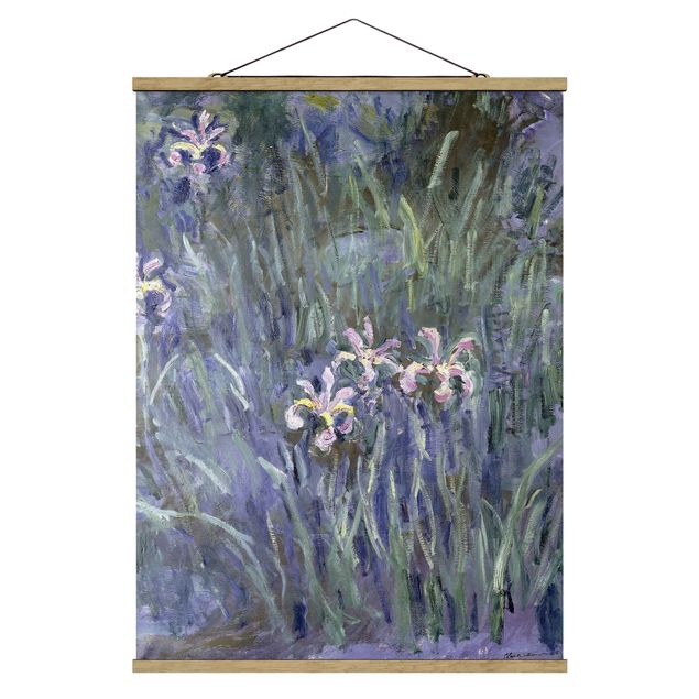 Canvas art Claude Monet - Iris