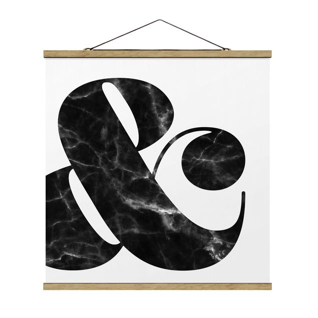 Prints letters Ampersand Marble