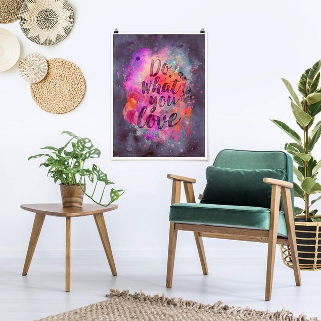 Art posters Colourful Explosion Do What You Love
