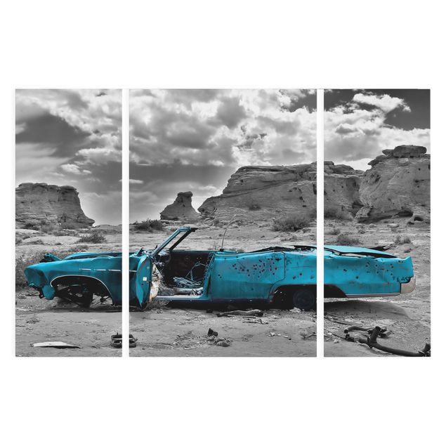 Canvas landscape Turquoise Cadillac
