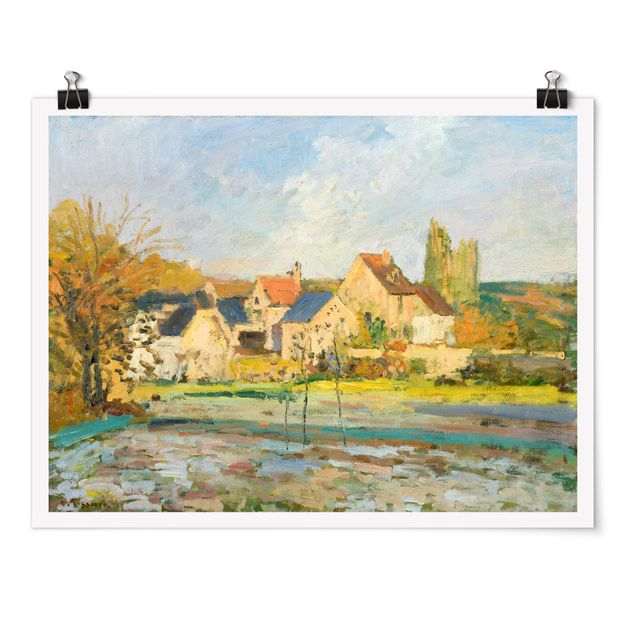 Post impressionism art Camille Pissarro - Landscape Near Pontoise