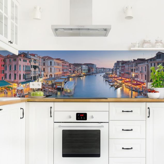 Kitchen Evening On The Grand Canal In Venice