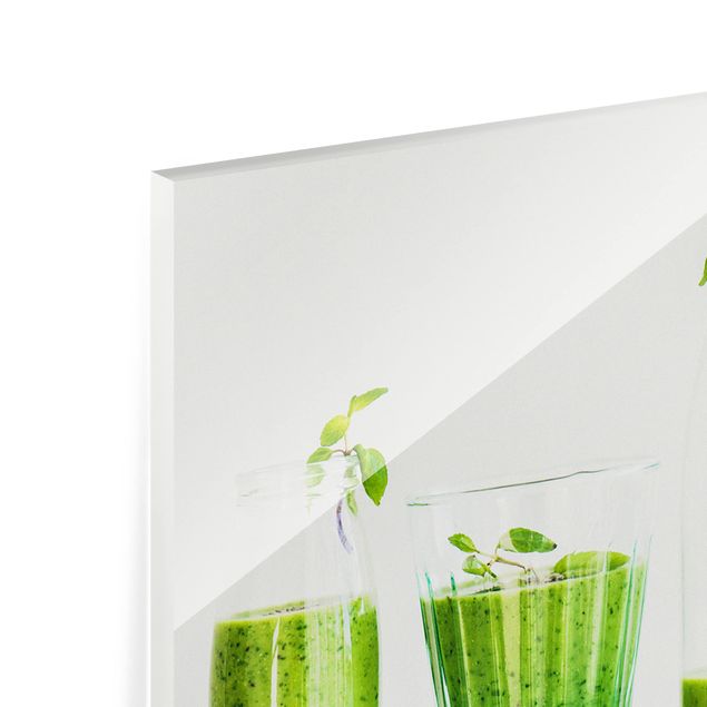 Glass Splashback - Green Smoothie Collection - Landscape 1:2