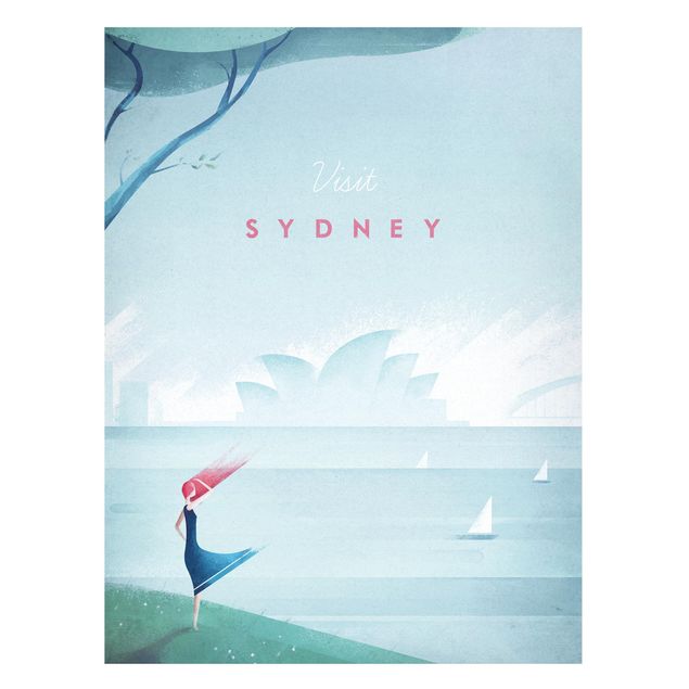 Prints landscape Travel Poster - Sidney