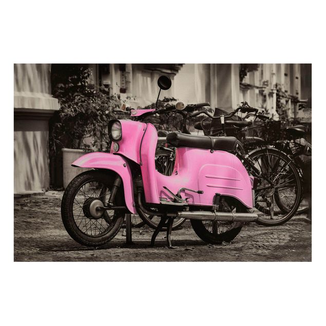 Art prints Pink Scooter