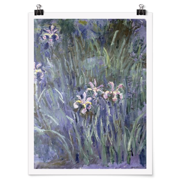 Canvas art Claude Monet - Iris
