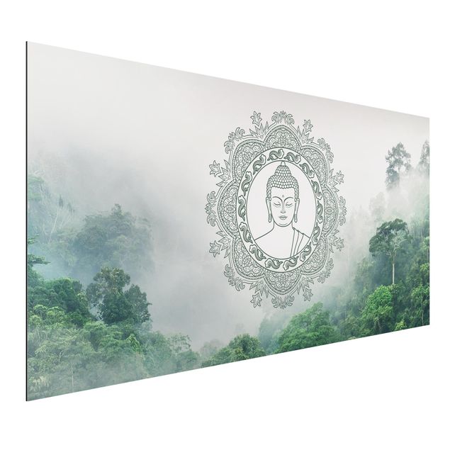 Kitchen Buddha Mandala In Fog