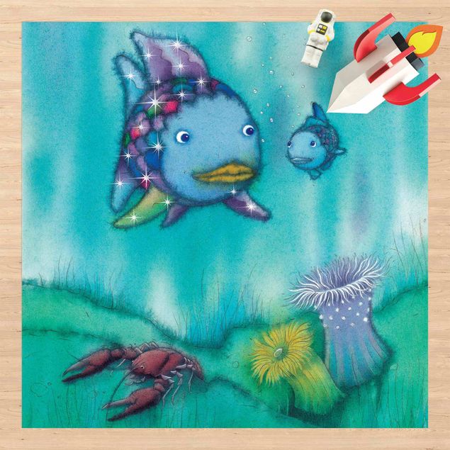 Outdoor rugs The Rainbow Fish - Two Fish Friends Out And About