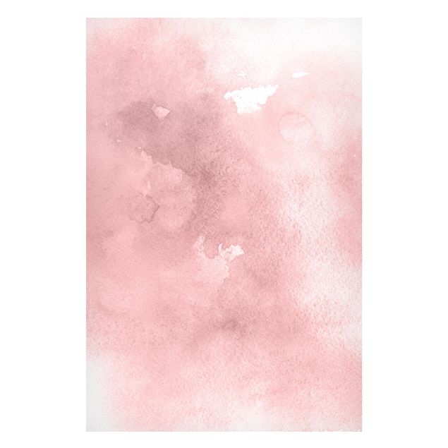 Contemporary art prints Watercolour Pink Cotton Candy