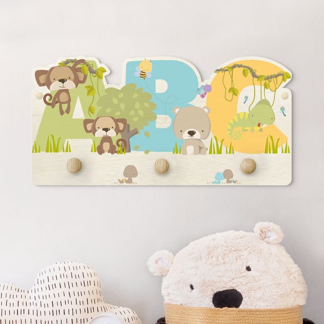 Nursery decoration ABC - Ape Bear Chameleon