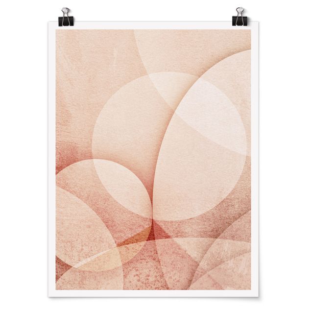 Prints patterns Abstract Graphics In Peach-Colour