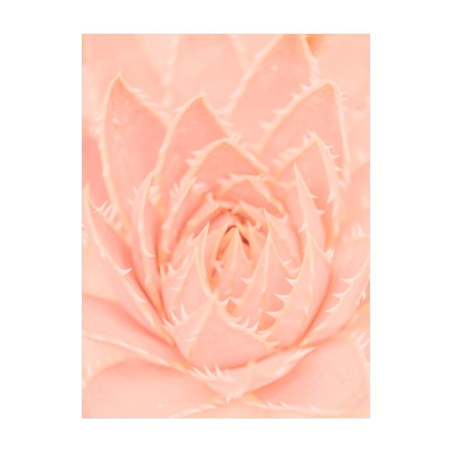 Flower Rugs Light Pink Floral Magic Agave