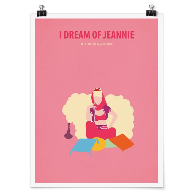 Contemporary art prints Film Poster I Dream Of Jeannie