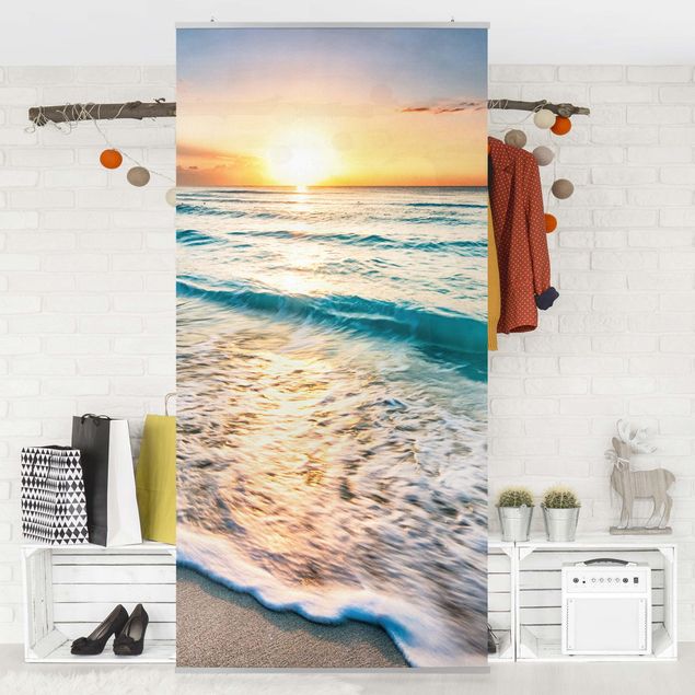 Room divider panels Sunset At The Beach