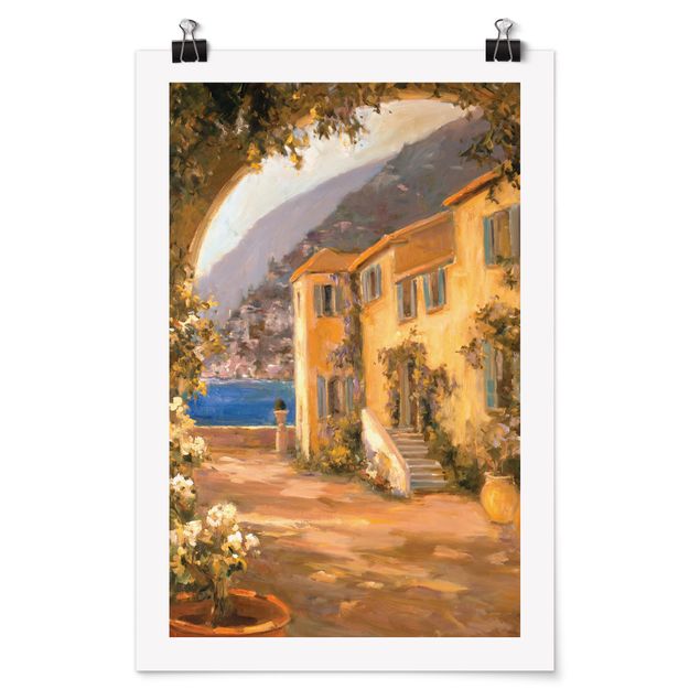 Posters architecture Italian Countryside - Floral Bow