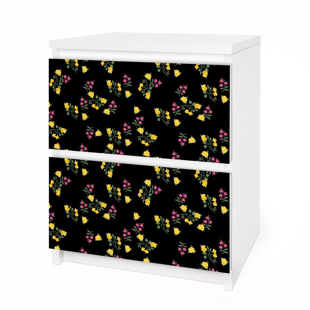 Self adhesive furniture covering Mille Fleurs Pattern