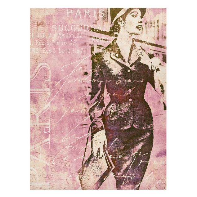 Prints Paris Vintage Collage - Parisienne