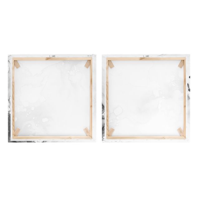 Canvas wall art Dust And Water Set I