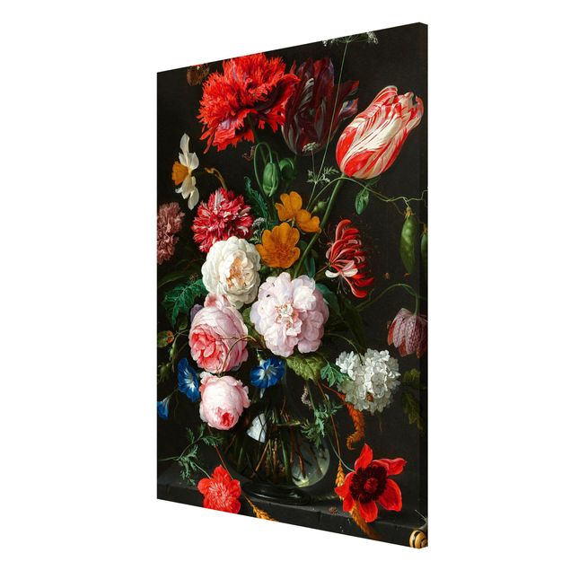 Magnet boards flower Jan Davidsz De Heem - Still Life With Flowers In A Glass Vase