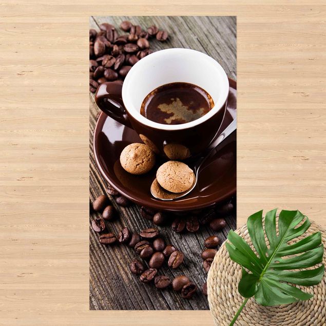 Outdoor rugs Coffee Mugs With Coffee Beans