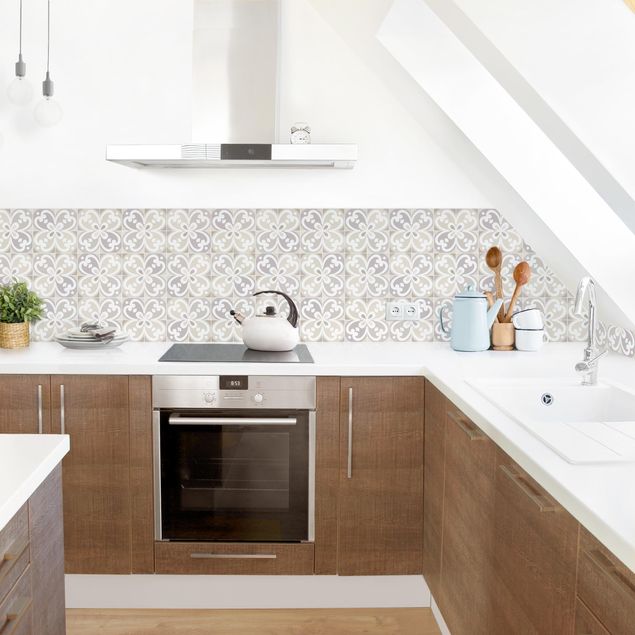 Kitchen splashback tiles Geometrical Tiles - Mantua