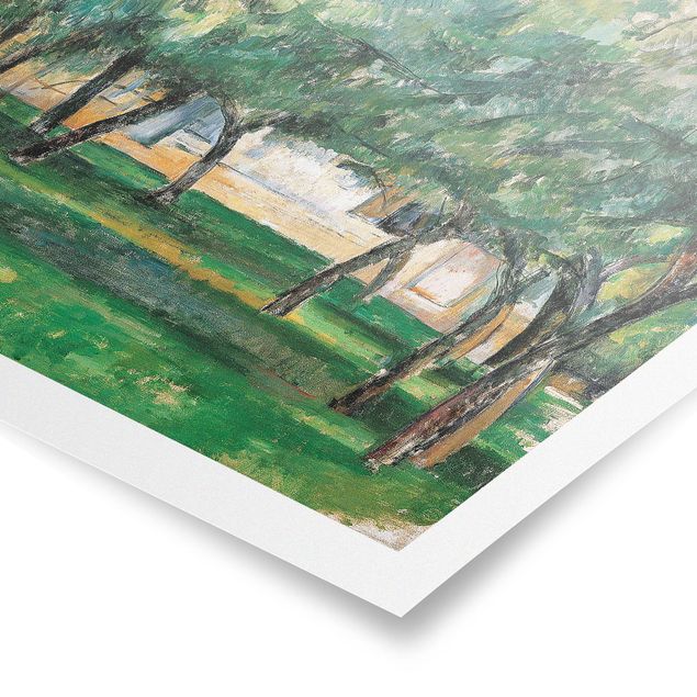 Landscape canvas prints Paul Cézanne - Farm In Normandy