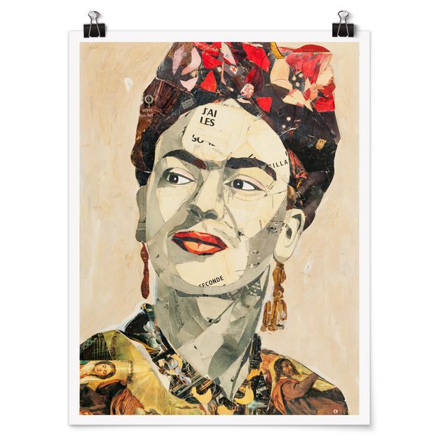Prints modern Frida Kahlo - Collage No.2