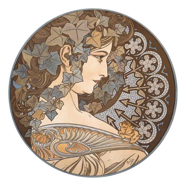 Wallpapers modern Alfons Mucha - Synthia