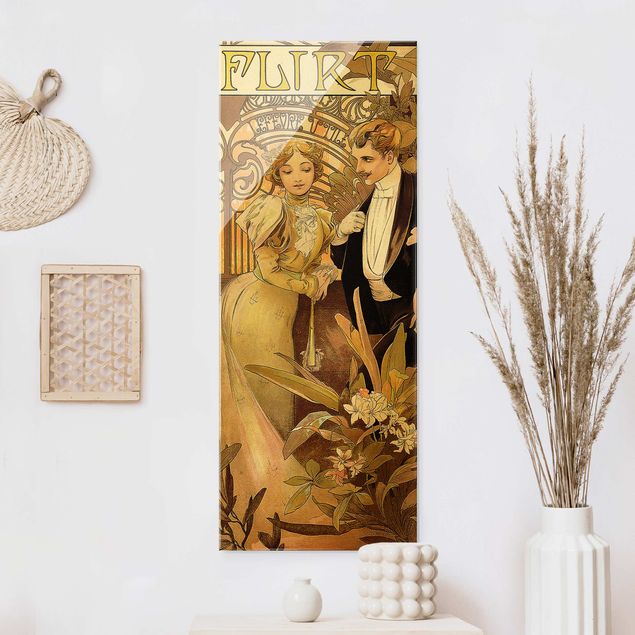 Kitchen Alfons Mucha - Advertising Poster For Flirt Biscuits