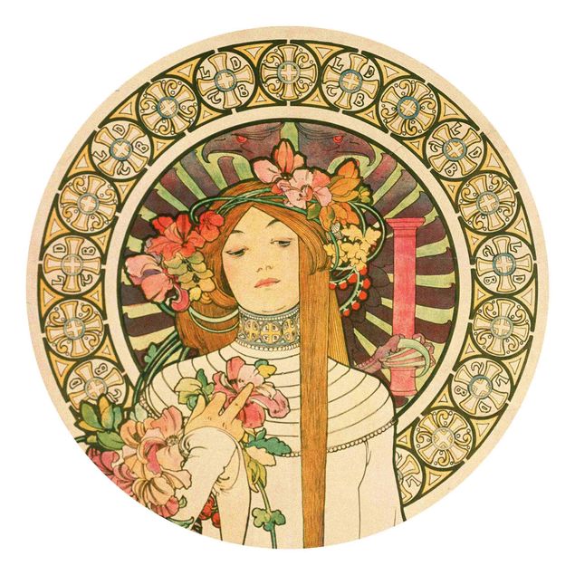 Wallpapers modern Alfons Mucha - Poster For La Trappistine