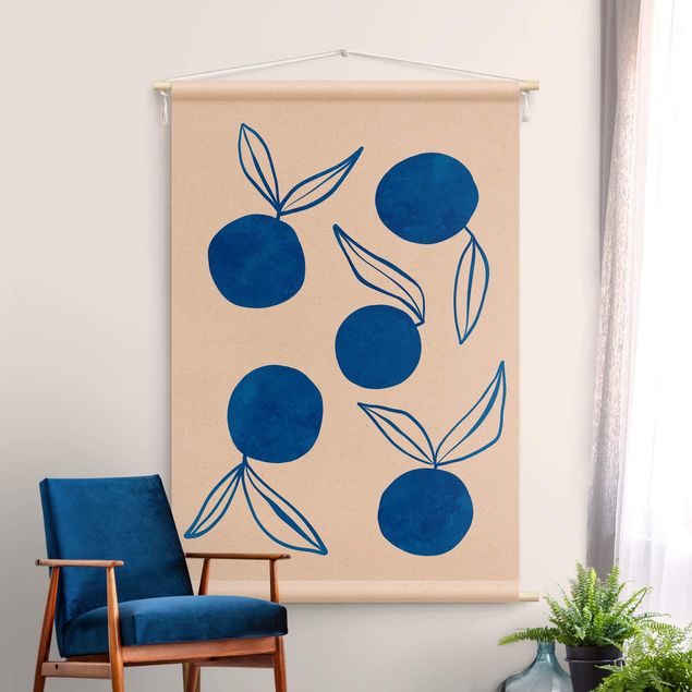 extra large tapestry wall hangings Alina Buffiere - Oranges