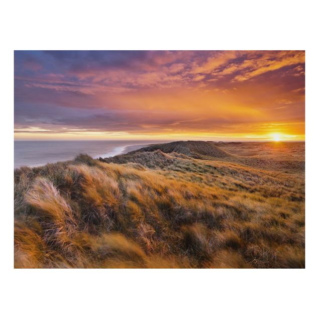 Prints landscape Sunrise On The Beach On Sylt