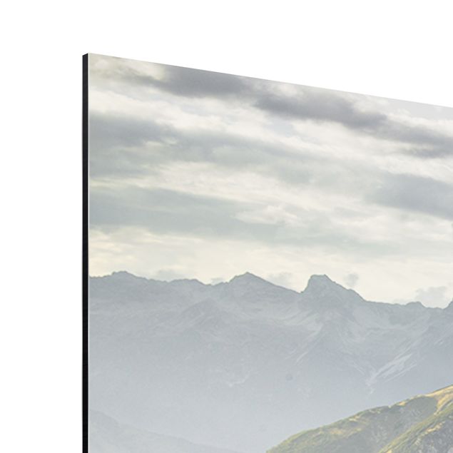 Nature art prints Mountains And Valley Of The Lechtal Alps In Tirol