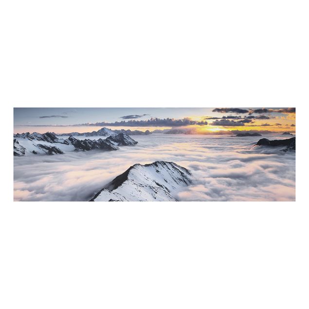 Landscape wall art View Of Clouds And Mountains