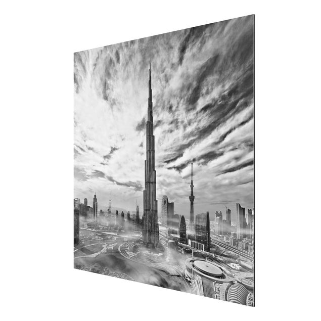 Contemporary art prints Dubai Super Skyline