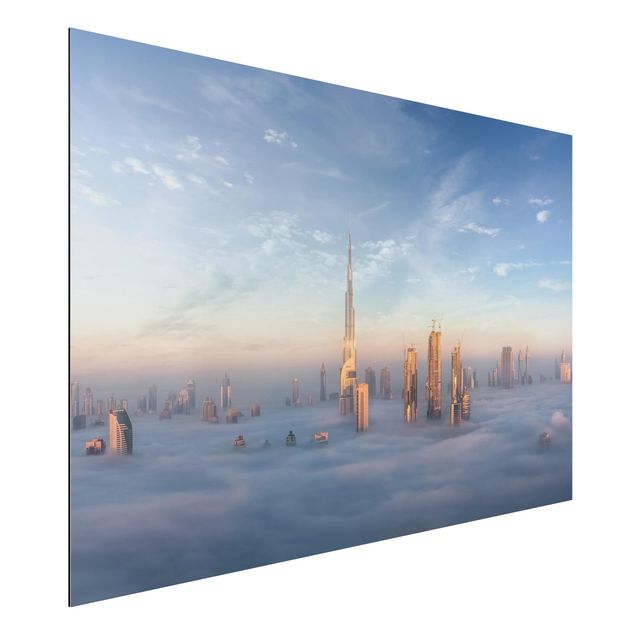 Asian wall prints Dubai Above The Clouds