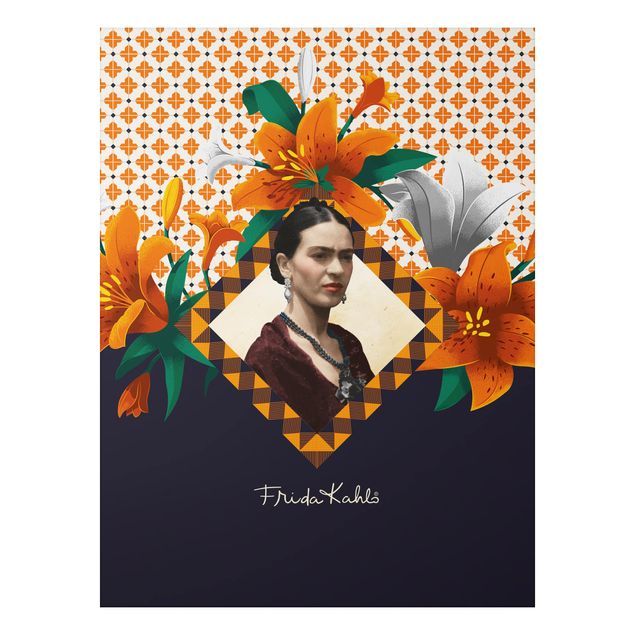 Canvas art Frida Kahlo - Lilies