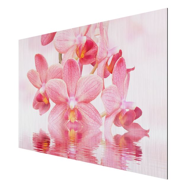 Prints floral Light Pink Orchid On Water