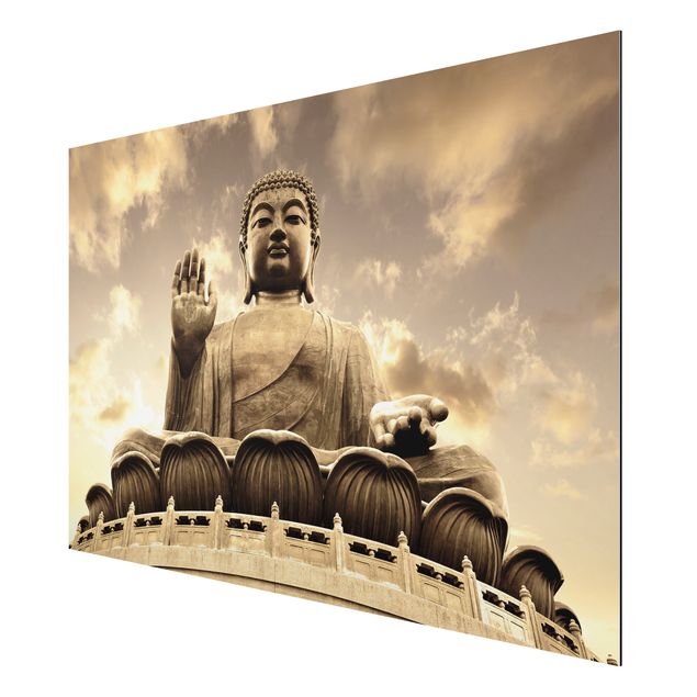 Retro prints Big Buddha Sepia