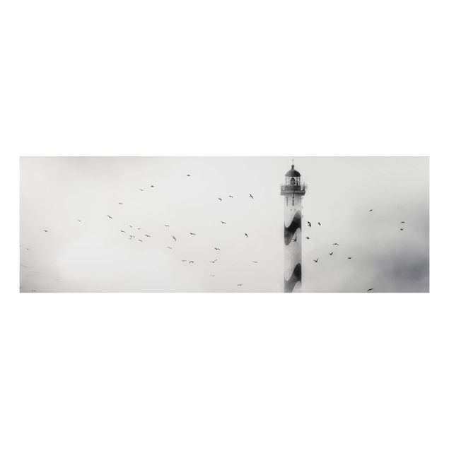 Landscape canvas prints Lighthouse In The Fog