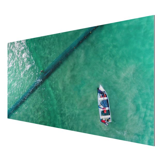 Landscape wall art Aerial View - Fishermen