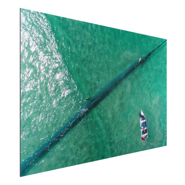 Prints fishes Aerial View - Fishermen