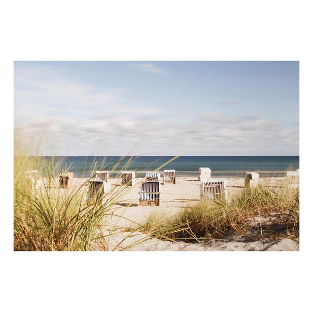 Landscape wall art Baltic Sea And Beach Baskets